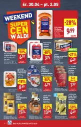 Gazetka promocyjna Aldi - Pełna oferta - Gazetka - ważna od 02.05 do 02.05.2025 - strona 34 - produkty: Kurczak, All Seasons, Krakus, Kawa rozpuszczalna, Gra, Salami, Kawa, Lody, Szynka, Skrzydełka z kurczaka, Syrop, Kiełbasa, Pomidory