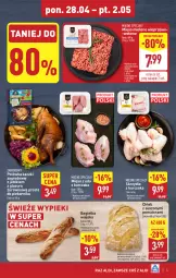 Gazetka promocyjna Aldi - Pełna oferta - Gazetka - ważna od 02.05 do 02.05.2025 - strona 5 - produkty: Kurczak, Mięso mielone, Mięsne specjały, Bagietka, Chleb, Piekarnik, Wino, Lazur, Mięso