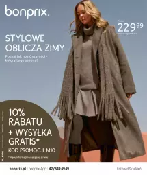 Gazetka promocyjna Bonprix - STYLOWE OBLICZA ZIMY - Gazetka - ważna od 28.01 do 28.01.2025 - strona 1 - produkty: Top, Gra, Płaszcz