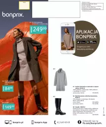 Gazetka promocyjna Bonprix - STYLOWE OBLICZA ZIMY - Gazetka - ważna od 28.01 do 28.01.2025 - strona 100 - produkty: Kurtka, Kozaki, Sukienka