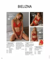 Gazetka promocyjna Bonprix - STYLOWE OBLICZA ZIMY - Gazetka - ważna od 28.01 do 28.01.2025 - strona 74 - produkty: Sok, Stringi, Biustonosz, Wełna, Bielizna, Figi