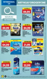 Gazetka promocyjna Lidl - GAZETKA - Gazetka - ważna od 07.05 do 07.05.2025 - strona 62 - produkty: Sól, Finish, Płyn nabłyszczający, Zmywarki
