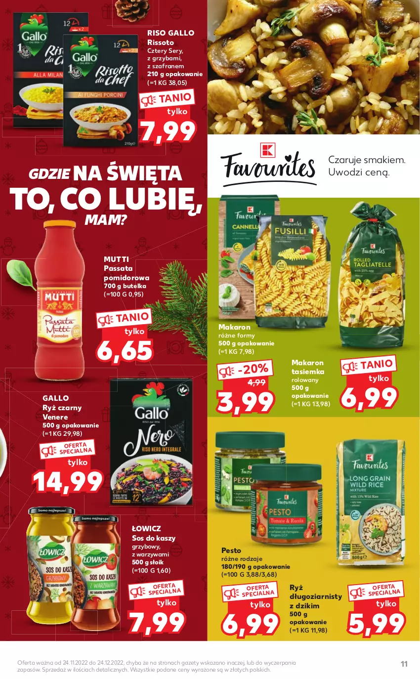 Gazetka promocyjna Kaufland - Katalog Regionalne Produkty - ważna 24.11 do 24.12.2022 - strona 11 - produkty: Makaron, Pesto, Ryż, Ser, Sos, Szafran, Warzywa