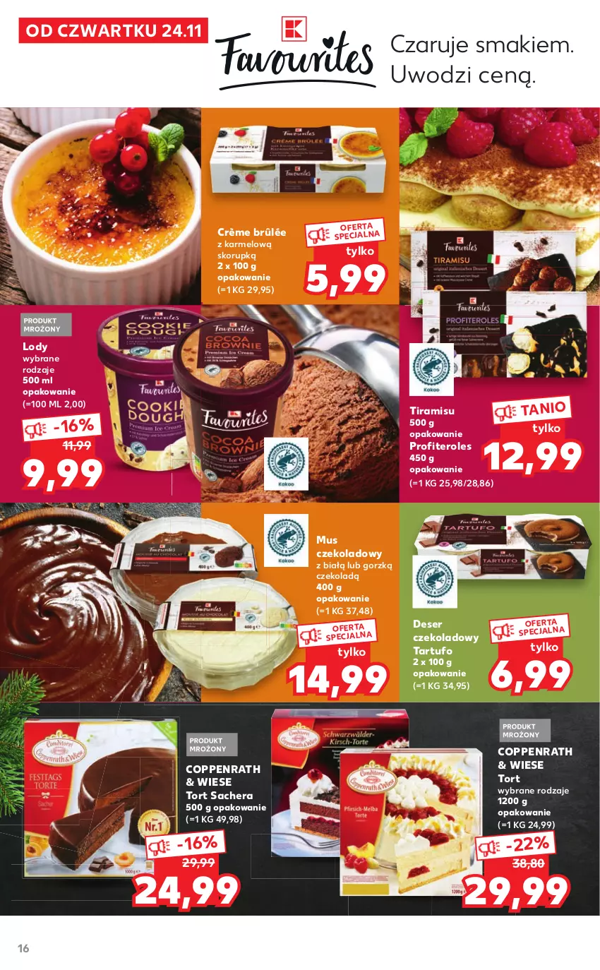 Gazetka promocyjna Kaufland - Katalog Regionalne Produkty - ważna 24.11 do 24.12.2022 - strona 16 - produkty: Crème brûlée, Deser, Lody, Mus, Ser