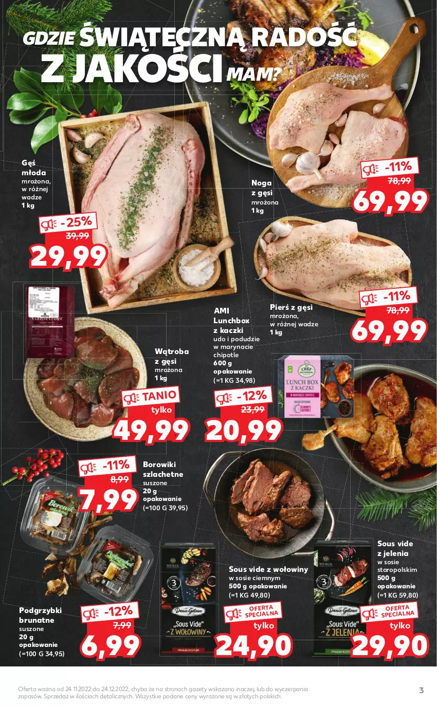 Gazetka promocyjna Kaufland - Katalog Regionalne Produkty - ważna 24.11 do 24.12.2022 - strona 3 - produkty: Borowiki, Borowiki szlachetne, Podgrzybki, Sos