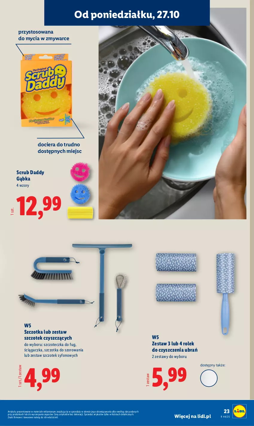 Gazetka promocyjna Lidl - GAZETKA - ważna 27.10 do 31.10.2025 - strona 27 - produkty: Syfon, Szczoteczka, Szczotka, Szczotka do szorowania