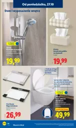 Gazetka promocyjna Lidl - GAZETKA - Gazetka - ważna od 31.10 do 31.10.2025 - strona 28 - produkty: Słuchawka prysznicowa, Rum, Por, Ivar, Deska sedesowa, Waga łazienkowa, Chusteczki, Pudełko, Waga