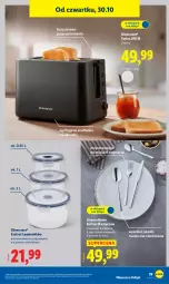 Gazetka promocyjna Lidl - GAZETKA - Gazetka - ważna od 31.10 do 31.10.2025 - strona 43 - produkty: Silvercrest, Sok, Rum, Ivar, Pojemnik, Toster, Fa