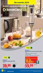 Gazetka promocyjna Lidl - GAZETKA - Gazetka - ważna od 31.10 do 31.10.2025 - strona 46 - produkty: Silvercrest, Blender ręczny, Blender, Rozdrabniacz, Kuchnia