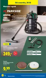 Gazetka promocyjna Lidl - GAZETKA - Gazetka - ważna od 31.10 do 31.10.2025 - strona 48 - produkty: Piec, Parkside, Odkurzacz, Mop, Inka, Węgiel drzewny, Rura, Kosz, Odkurzacz kominkowy, Grill, Drzwi, Ogród