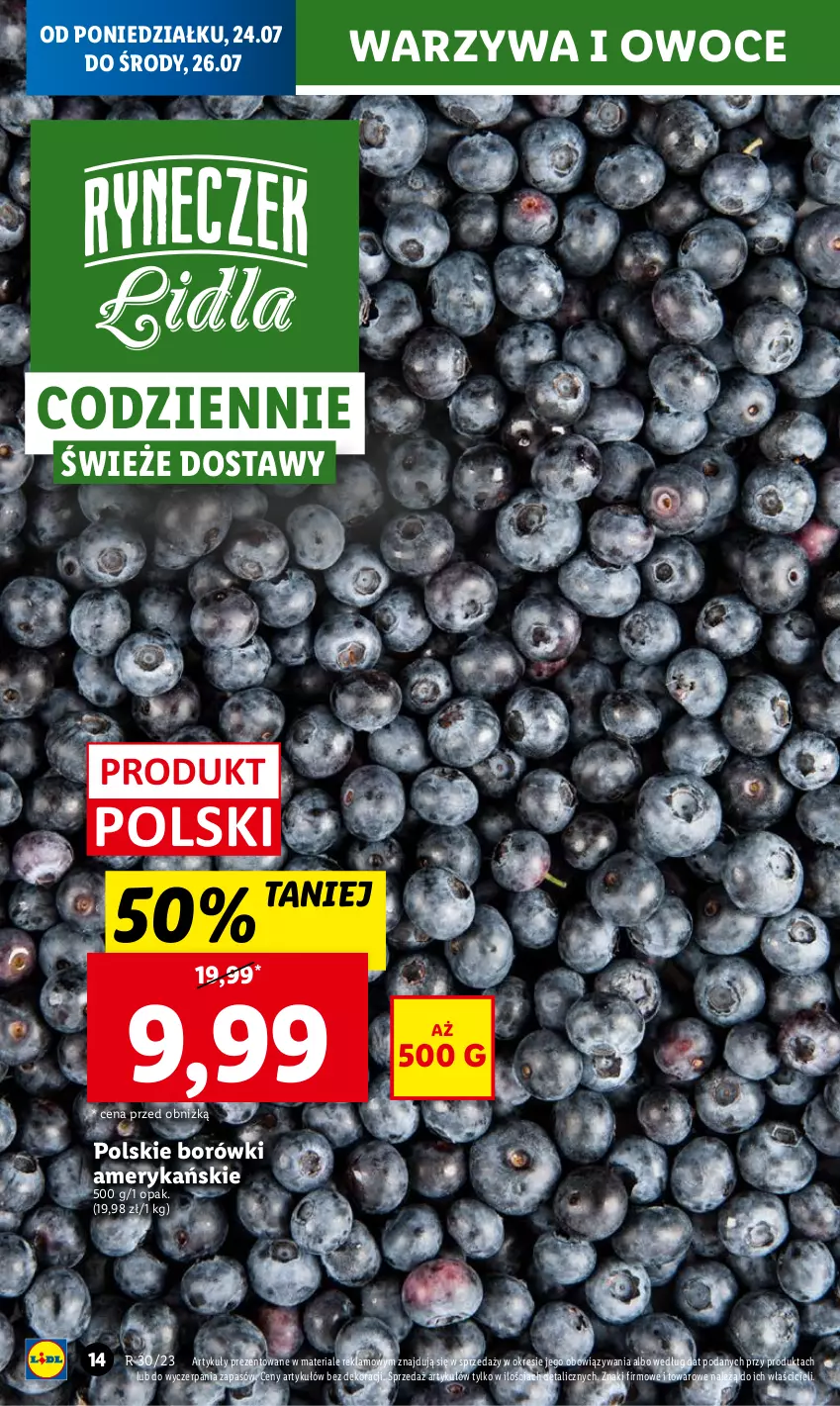 Gazetka promocyjna Lidl - GAZETKA - ważna 24.07 do 29.07.2023 - strona 24 - produkty: Owoce, Warzywa, Warzywa i owoce