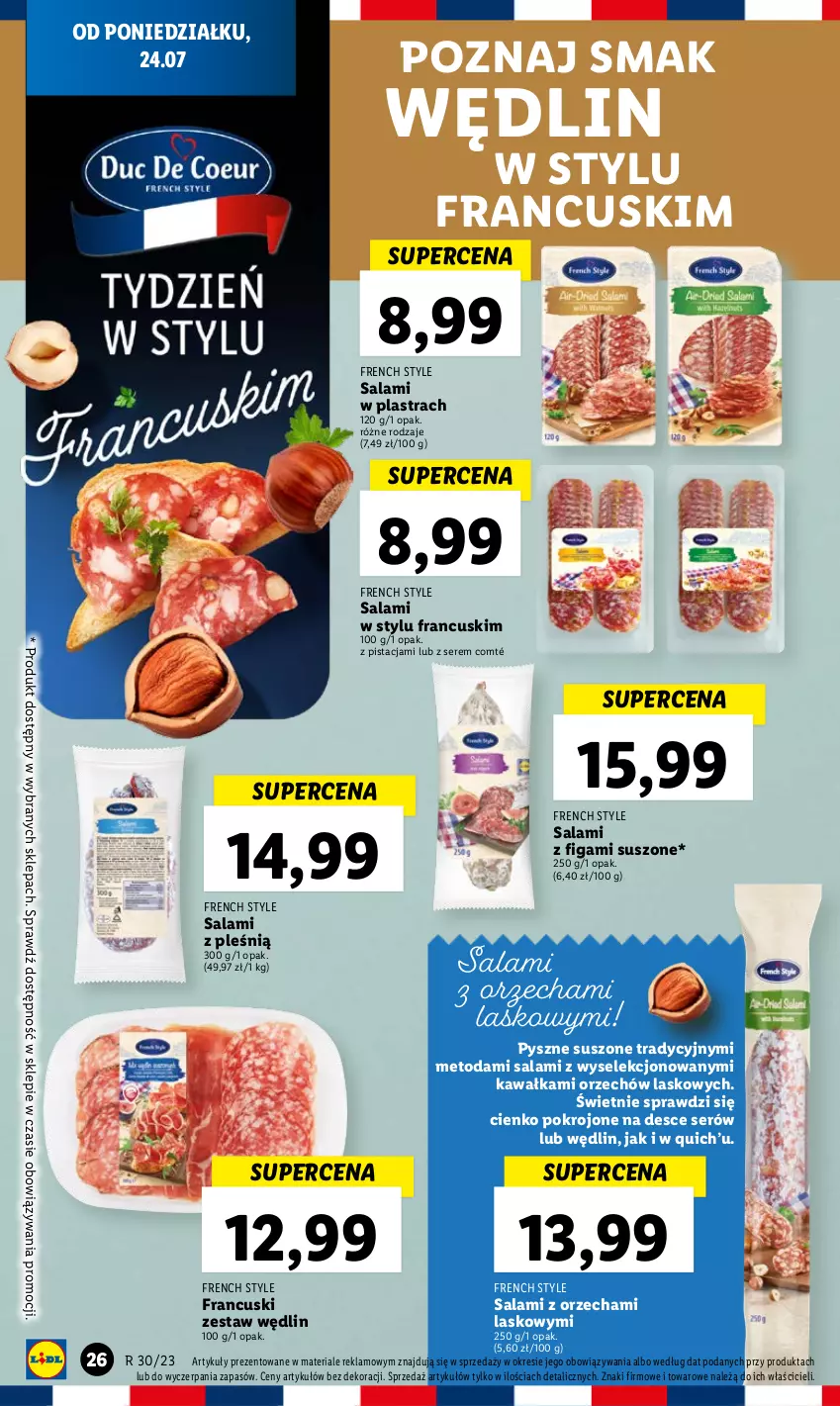 Gazetka promocyjna Lidl - GAZETKA - ważna 24.07 do 29.07.2023 - strona 38 - produkty: Kawa, Salami, Ser