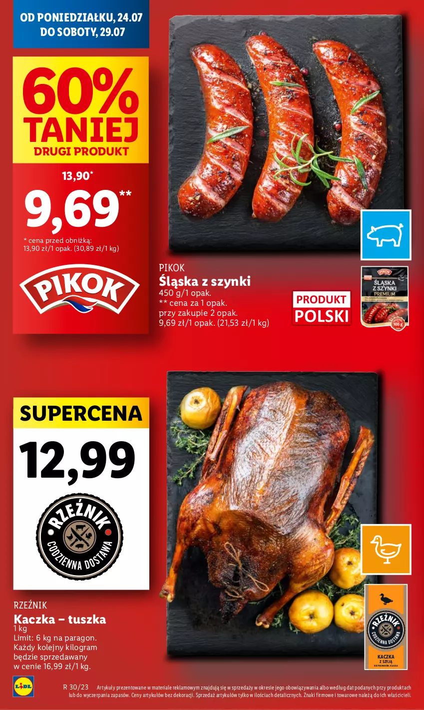 Gazetka promocyjna Lidl - GAZETKA - ważna 24.07 do 29.07.2023 - strona 8 - produkty: Fa, Gin, Gra, Kaczka, Lack, Olej, PIKOK, Tusz