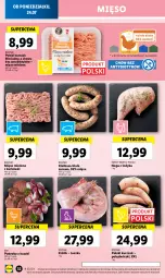 Gazetka promocyjna Lidl - GAZETKA - Gazetka - ważna od 29.07 do 29.07.2023 - strona 44 - produkty: Kurczak, Mięso mielone, Por, Królik, Tusz, Podroby z kaczki, Kiełbasa biała, Kiełbasa, Mięso