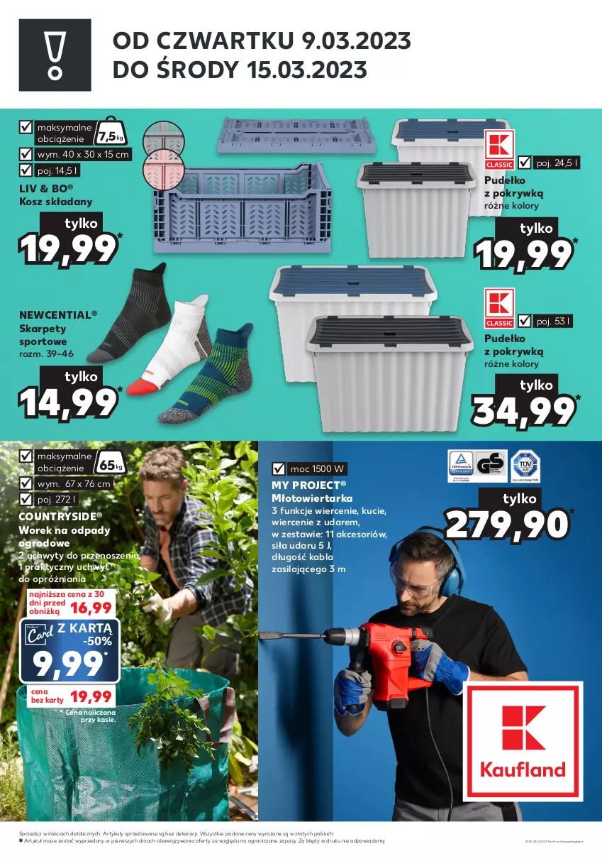 Gazetka promocyjna Kaufland - ZAPOWIEDŹ NASTĘPNEJ OFERTY - ważna 02.03 do 08.03.2023 - strona 2 - produkty: Gra, Karp, Kosz, Młot, Młotowiertarka, Por, Pudełko, Sport, Tarka, Uchwyty, Wiertarka