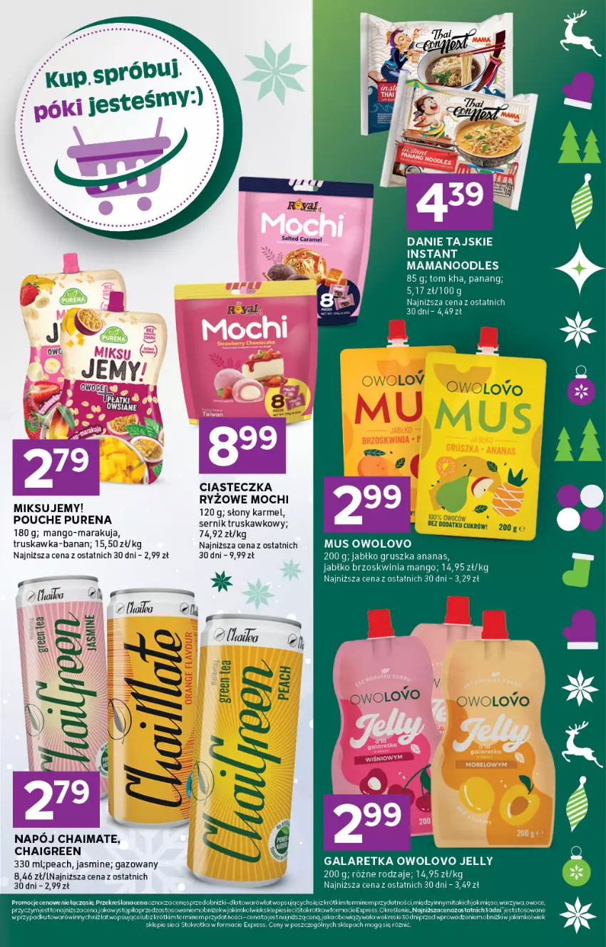 Gazetka promocyjna Stokrotka - Stokrotka Express - ważna 20.11 do 26.11.2025 - strona 5 - produkty: Ananas, Gala, Galaretka, Jabłka, Mango, Mus, Napój, Pur, Ryż, Ser