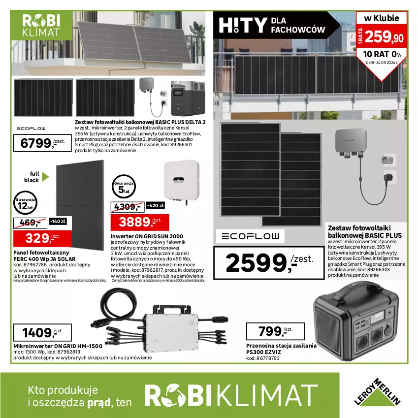 Gazetka promocyjna Leroy Merlin - Gazetka Leroy Merlin - ważna 14.08 do 24.09.2024 - strona 11 - produkty: Bramka, Domofon, Drzwi, Fa, Gra, GRID, HP, Intel, Kamera, Lack, Ogrzewanie, Ramka, Ser, Silan, Termos, Uchwyty, Wideodomofon