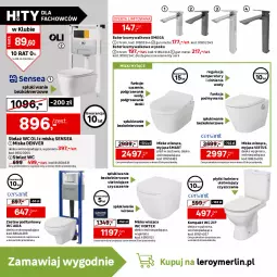 Gazetka promocyjna Leroy Merlin - Gazetka Leroy Merlin - Gazetka - ważna od 24.09 do 24.09.2024 - strona 18 - produkty: Kompakt WC, Bateria umywalkowa, Sok, Ser, Wyrzutnia, Rura, Zestaw podtynkowy WC, Miska wisząca, Deska wolnoopadająca, Virtu, Bateria, Miska, Mobil, LG