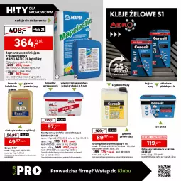 Gazetka promocyjna Leroy Merlin - Gazetka Leroy Merlin - Gazetka - ważna od 24.09 do 24.09.2024 - strona 28 - produkty: Klej elastyczny, Sok, Por, Gra, Geoflex, Klej, Ogrzewanie, Zaprawa klejowa, Grunt, Ceresit