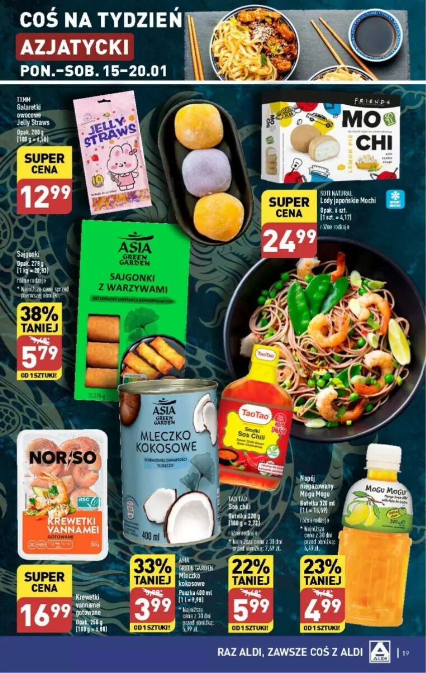 Gazetka promocyjna Aldi - ważna 15.01 do 21.01.2024 - strona 11 - produkty: Gala, Galaretki, Kokos, Mleczko, Sos, Tusz