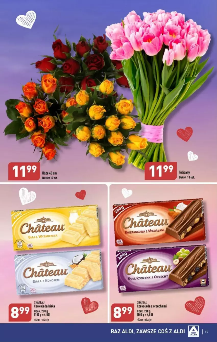 Gazetka promocyjna Aldi - ważna 15.01 do 21.01.2024 - strona 9 - produkty: Bukiet, Czekolada, Fa, Tulipan