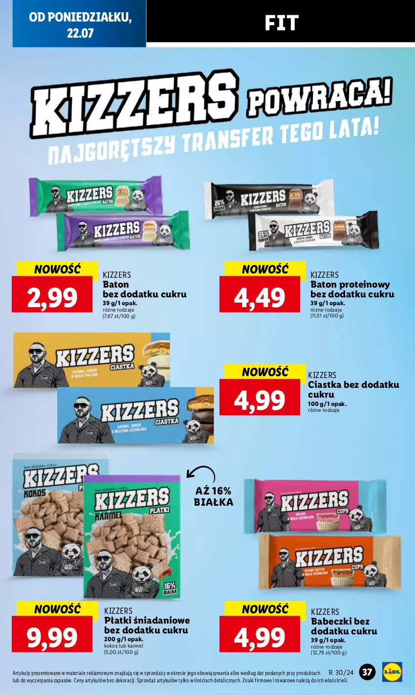 Gazetka promocyjna Lidl - GAZETKA - ważna 22.07 do 24.07.2024 - strona 42 - produkty: Babeczki, Baton, Ciastka, Danio, Kokos