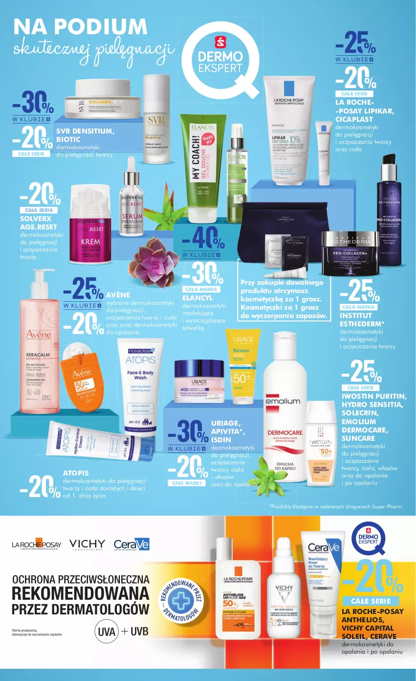 Gazetka promocyjna Super Pharm - Gazetka - ważna 29.05 do 12.06.2024 - strona 4 - produkty: Avène, CeraVe, Dzieci, Emolium, Helio, Iwostin, Kosmetyki do pielęgnacji, La Roche-Posay, Lipikar, Pur, Ser, SVR, Top, Vichy