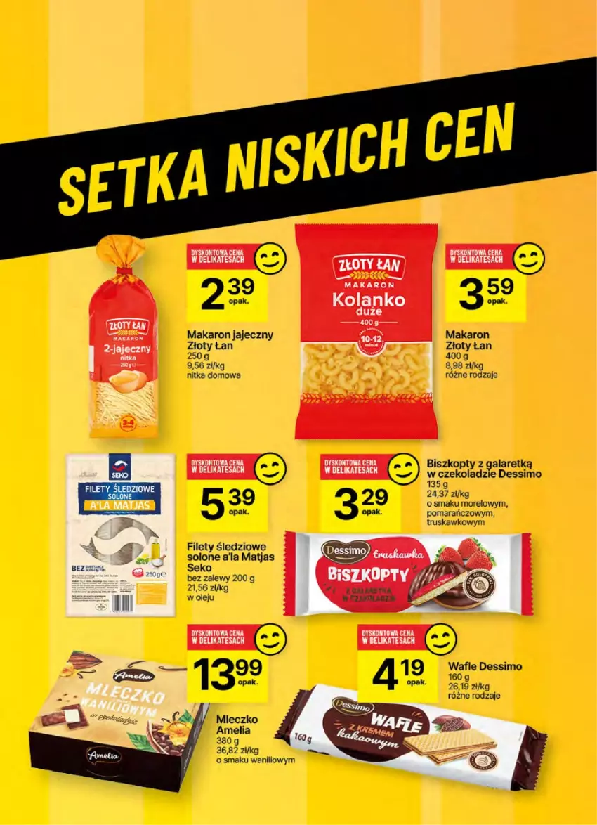 Gazetka promocyjna Delikatesy Centrum - NOWA GAZETKA Delikatesy Centrum od 16 stycznia! 16-22.01.2025 - ważna 16.01 do 22.01.2025 - strona 54 - produkty: Biszkopty, Gala, Makaron, Matjas, Mleczko, Olej, SEKO