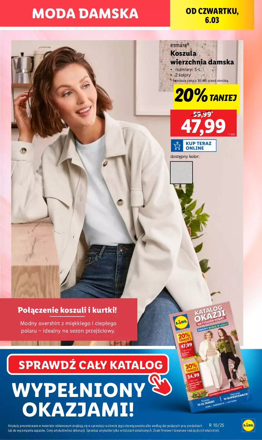 Gazetka promocyjna Lidl - GAZETKA - ważna 06.03 do 08.03.2025 - strona 27 - produkty: Kosz, Koszula, Moda