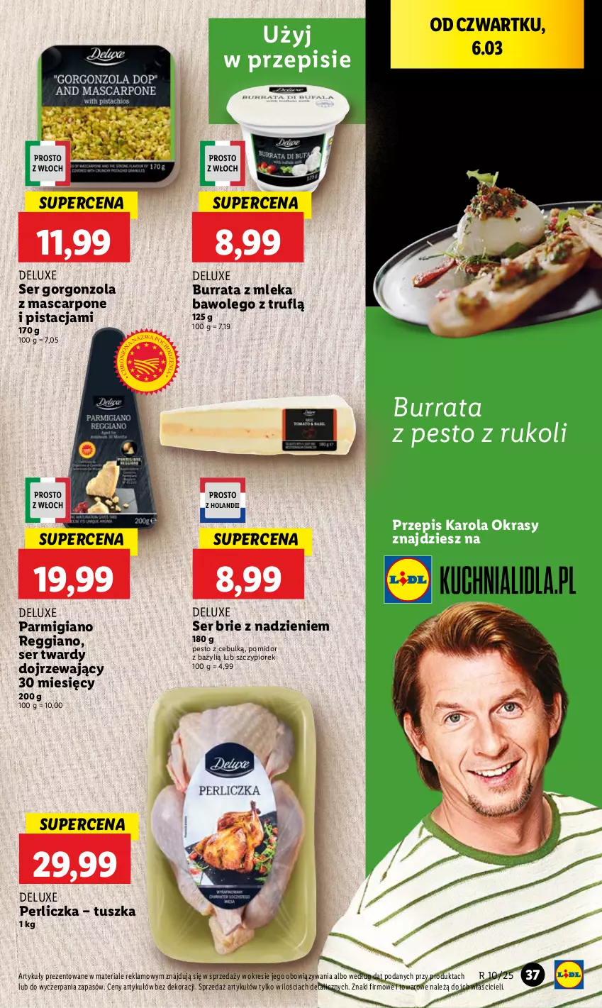 Gazetka promocyjna Lidl - GAZETKA - ważna 06.03 do 08.03.2025 - strona 43 - produkty: Bazyl, Brie, Burrata, Gorgonzola, LEGO, Mascarpone, Perliczka, Pesto, Ser, Tusz