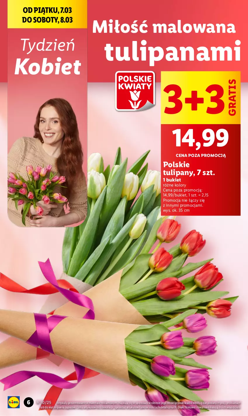 Gazetka promocyjna Lidl - GAZETKA - ważna 06.03 do 08.03.2025 - strona 6 - produkty: Bukiet, Gra, Tulipan