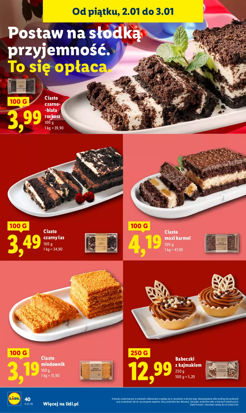 Gazetka promocyjna Lidl - GAZETKA - ważna 02.01 do 03.01.2026 - strona 42 - produkty: Babeczki, Kosz