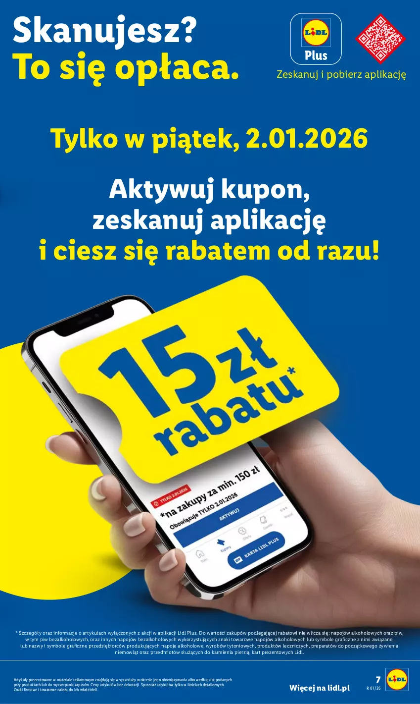 Gazetka promocyjna Lidl - GAZETKA - ważna 02.01 do 03.01.2026 - strona 7 - produkty: Gra, Karmi, Napoje, Znicz