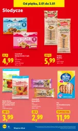 Gazetka promocyjna Lidl - GAZETKA - Gazetka - ważna od 03.01 do 03.01.2026 - strona 34 - produkty: Rurki, Baton