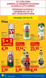 Gazetka promocyjna Lidl - GAZETKA - Gazetka - ważna od 03.01 do 03.01.2026 - strona 38 - produkty: Piwa, Gra, Kasztelan, Tyskie
