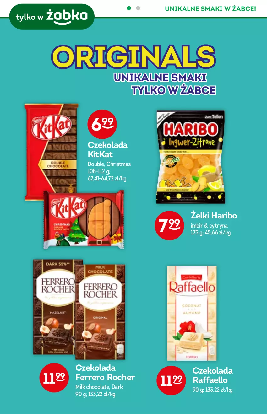 Gazetka promocyjna Żabka - ważna 03.11 do 09.11.2021 - strona 4 - produkty: Czekolada, Fa, Ferrero, Ferrero Rocher, Haribo, Imbir, Raffaello