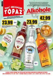 Gazetka promocyjna Topaz - Gazetka - Gazetka - ważna od 30.04 do 30.04.2024 - strona 1 - produkty: Top, Gra, Soplica, Johnnie Walker, Whisky, Alkohole, Napój