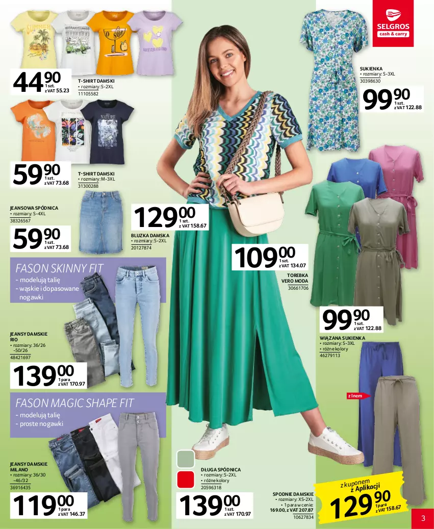 Gazetka promocyjna Selgros - Katalog Tekstylia - ważna 02.03 do 15.03.2023 - strona 3 - produkty: Fa, Moda, Spódnica, Spodnie, Sukienka, T-shirt, Torebka