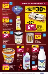 Gazetka promocyjna Aldi - Gazetka - ważna od 18.09 do 18.09.2021 - strona 13 - produkty: Ser, Pur, Twaróg, Mleczna Rzeka, Jaja, Jogurt, Kefir naturalny, Kawa, Mlekovita, Tera, Serek, Muffinki, Mleko zagęszczone, Owoce, Deser, Mango, Jogurt pitny, Kefir, Magnez, Mleko, Fa