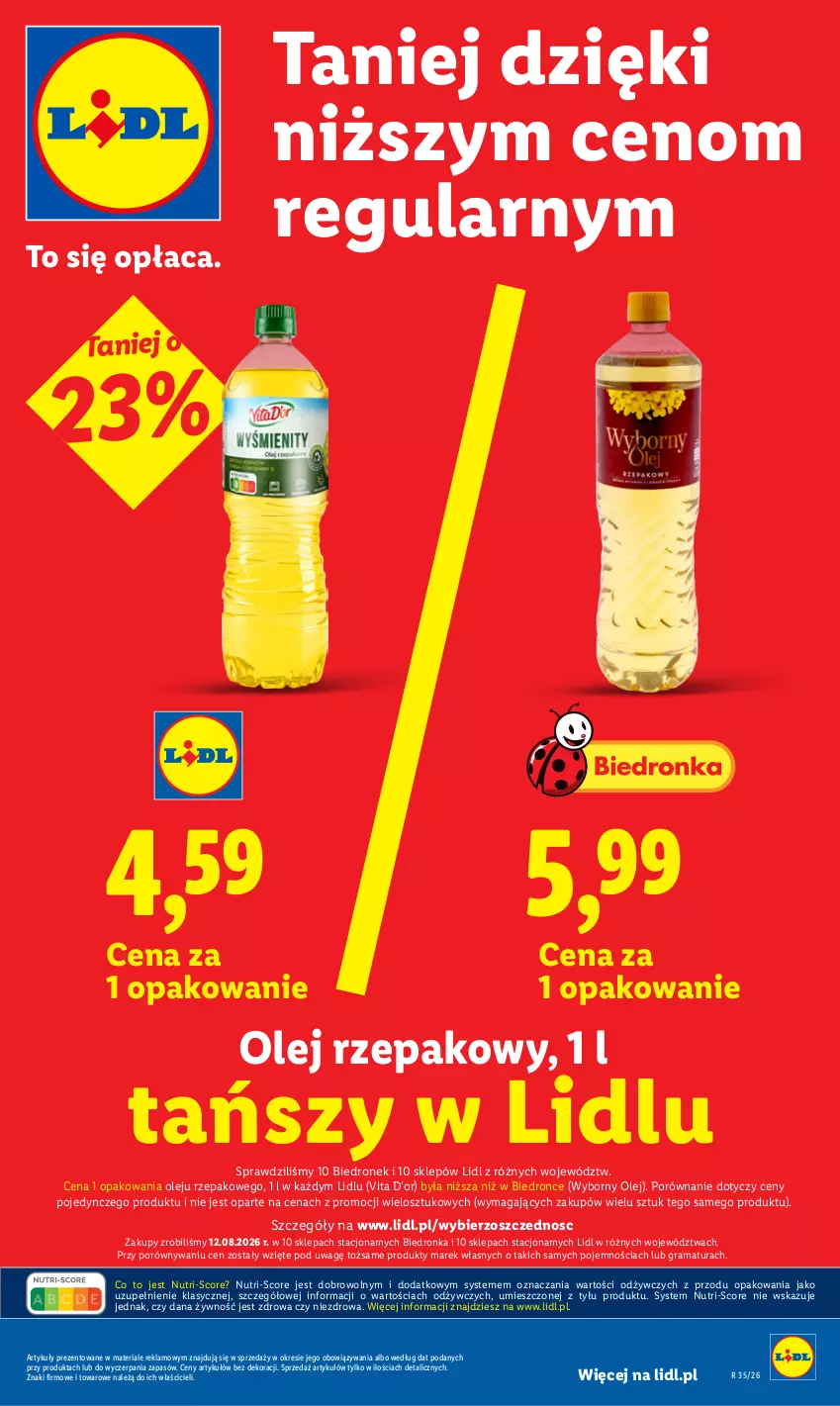 Gazetka promocyjna Lidl - Gazetka ważna od 24.08 do 26.08 - ważna 24.08 do 26.08.2026 - strona 3 - produkty: Dron, Gra, Olej, Olej rzepakowy, Por, Rama