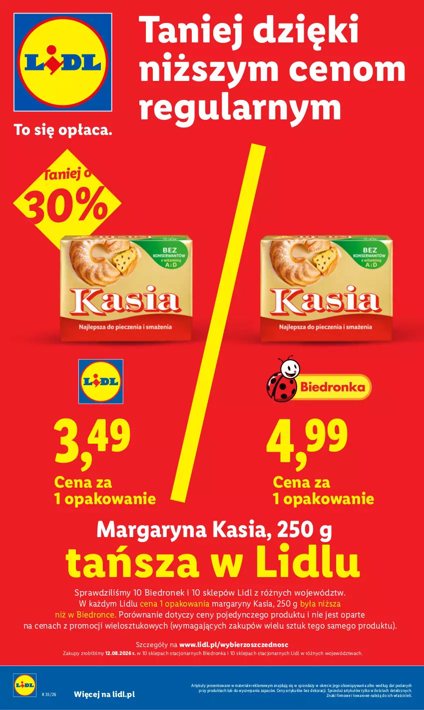 Gazetka promocyjna Lidl - Gazetka ważna od 24.08 do 26.08 - ważna 24.08 do 26.08.2026 - strona 4 - produkty: Dron, Kasia, Margaryna, Por