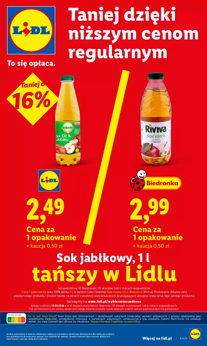 Gazetka promocyjna Lidl - Gazetka ważna od 24.08 do 26.08 - ważna 24.08 do 26.08.2026 - strona 7 - produkty: Dron, Gra, Por, Rama, Sok, Sok jabłkowy