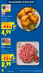 Gazetka promocyjna Lidl - Gazetka ważna od 24.08 do 26.08 - Gazetka - ważna od 26.08 do 26.08.2026 - strona 10 - produkty: Kurczak, Mięso mielone z szynki, Mięso mielone, Mięso