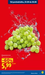Gazetka promocyjna Lidl - Gazetka ważna od 24.08 do 26.08 - Gazetka - ważna od 26.08 do 26.08.2026 - strona 17 - produkty: Winogrona, Wino