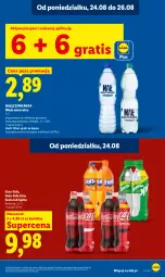 Gazetka promocyjna Lidl - Gazetka ważna od 24.08 do 26.08 - Gazetka - ważna od 26.08 do 26.08.2026 - strona 23 - produkty: Nałęczowianka, Gra, Coca-Cola, Fanta, Woda mineralna, Woda, Sprite, Fa