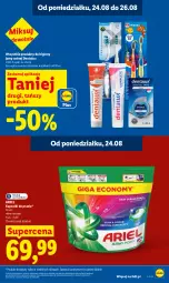 Gazetka promocyjna Lidl - Gazetka ważna od 24.08 do 26.08 - Gazetka - ważna od 26.08 do 26.08.2026 - strona 25 - produkty: Ariel, Kapsułki do prania
