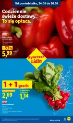 Gazetka promocyjna Lidl - Gazetka ważna od 24.08 do 26.08 - Gazetka - ważna od 26.08 do 26.08.2026 - strona 37 - produkty: Gra, Papryka czerwona, Papryka