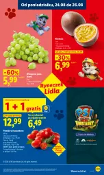 Gazetka promocyjna Lidl - Gazetka ważna od 24.08 do 26.08 - Gazetka - ważna od 26.08 do 26.08.2026 - strona 41 - produkty: Ser, Gra, Winogrona, Wino, Pomidory