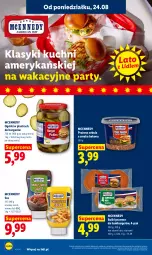 Gazetka promocyjna Lidl - Gazetka ważna od 24.08 do 26.08 - Gazetka - ważna od 26.08 do 26.08.2026 - strona 56 - produkty: Cebula, Sos, Ser, Beko, Hamburger, Burger