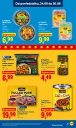 Gazetka promocyjna Lidl - Gazetka ważna od 24.08 do 26.08 - Gazetka - ważna od 26.08 do 26.08.2026 - strona 63 - produkty: Oliwki zielone, Sos, Oliwki, Czosnek, Ziemniaki, Limonka, Mięso wieprzowe, Mięso, Dynią, Imbir, Fa